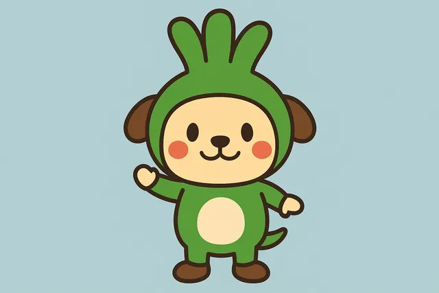 ご当地ゆるキャラのエア看板イメージ01