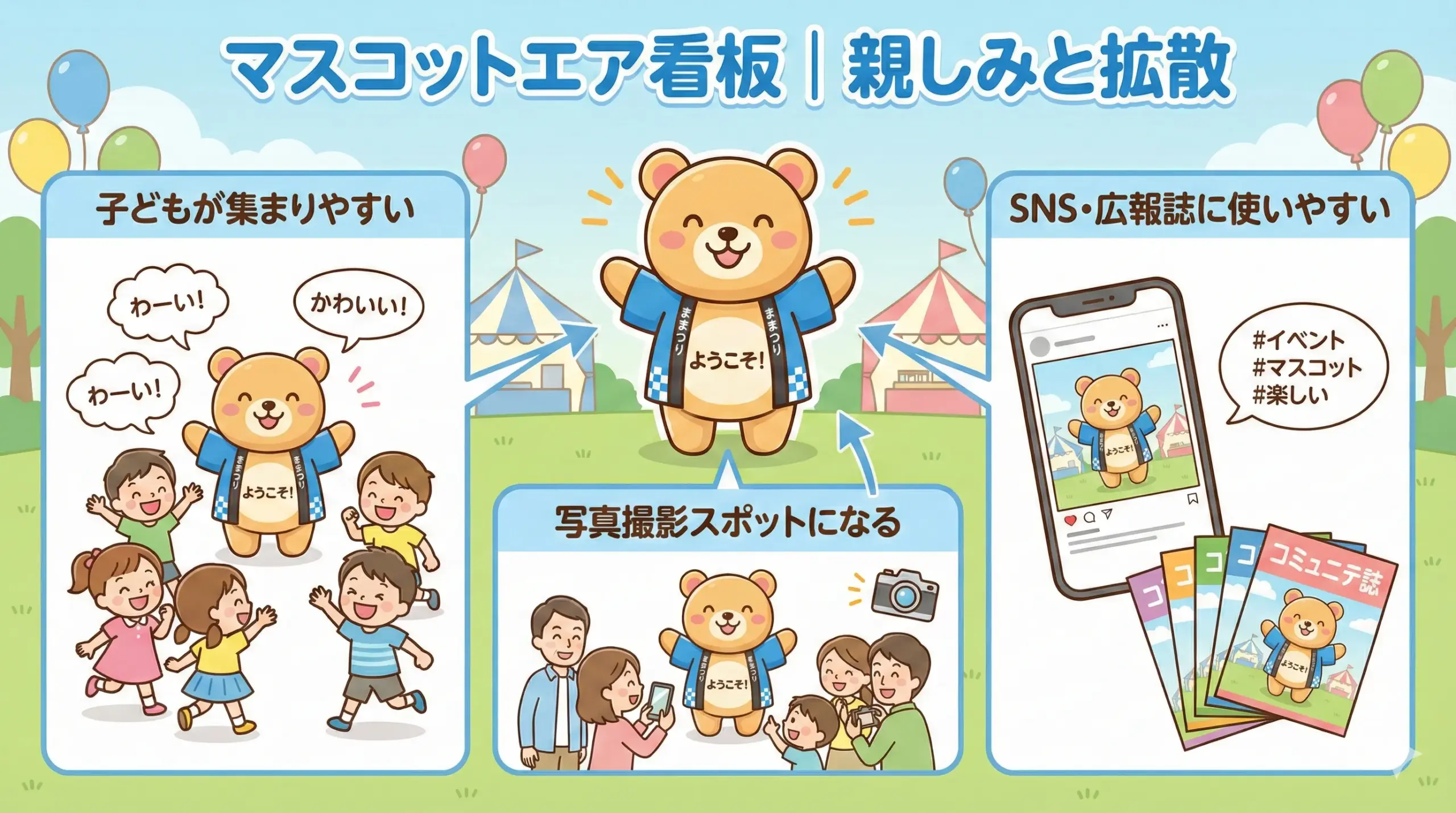 自治体イベントの誘導課題を解決するエア看板活用ガイド