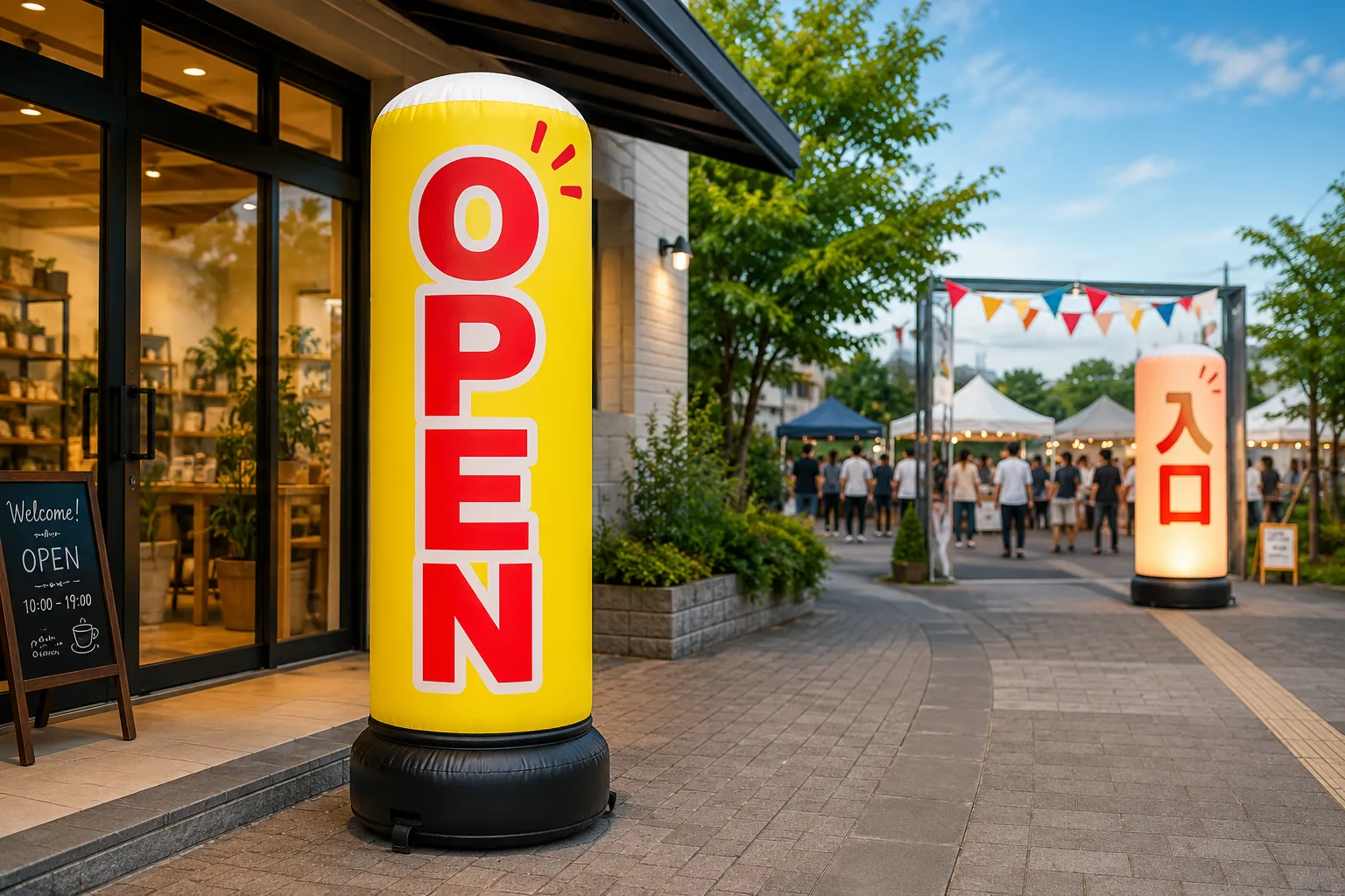エア看板とは？店舗やイベントで目立つ立体型の販促物見出しのが画像